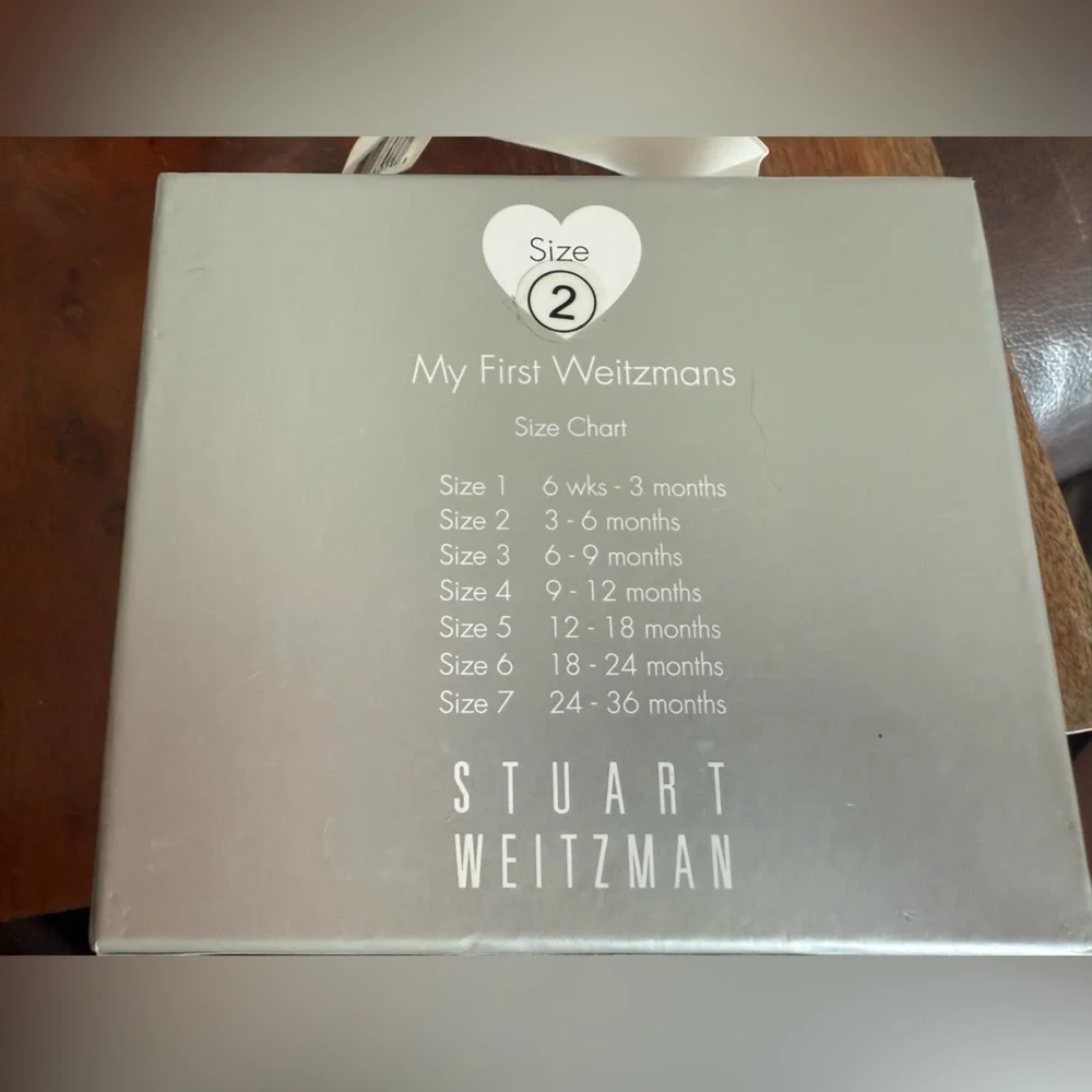 Stuart Weitzman Baby Bud white Shoes!